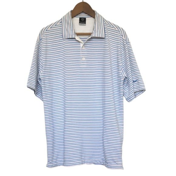 Nike Other - Nike Dri-Fit UV Striped Golf Shirt